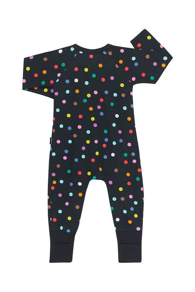 Bonds Zip Wondersuit - Confetti Love Nu Black