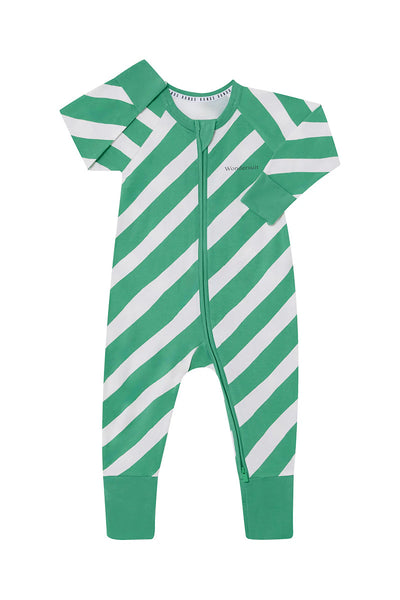 Bonds 2 Way Zip Wondersuit - Wrapped Up Frog Green