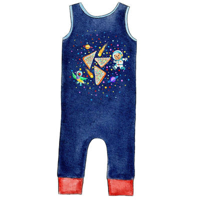 Romperoo Organic Romper - Goldie and Quentin Astronaut