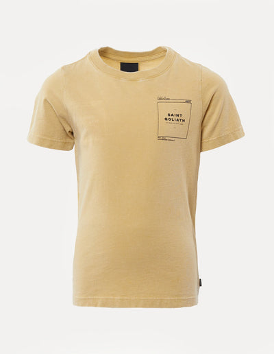 St Goliath Switch Back Tee - Yellow