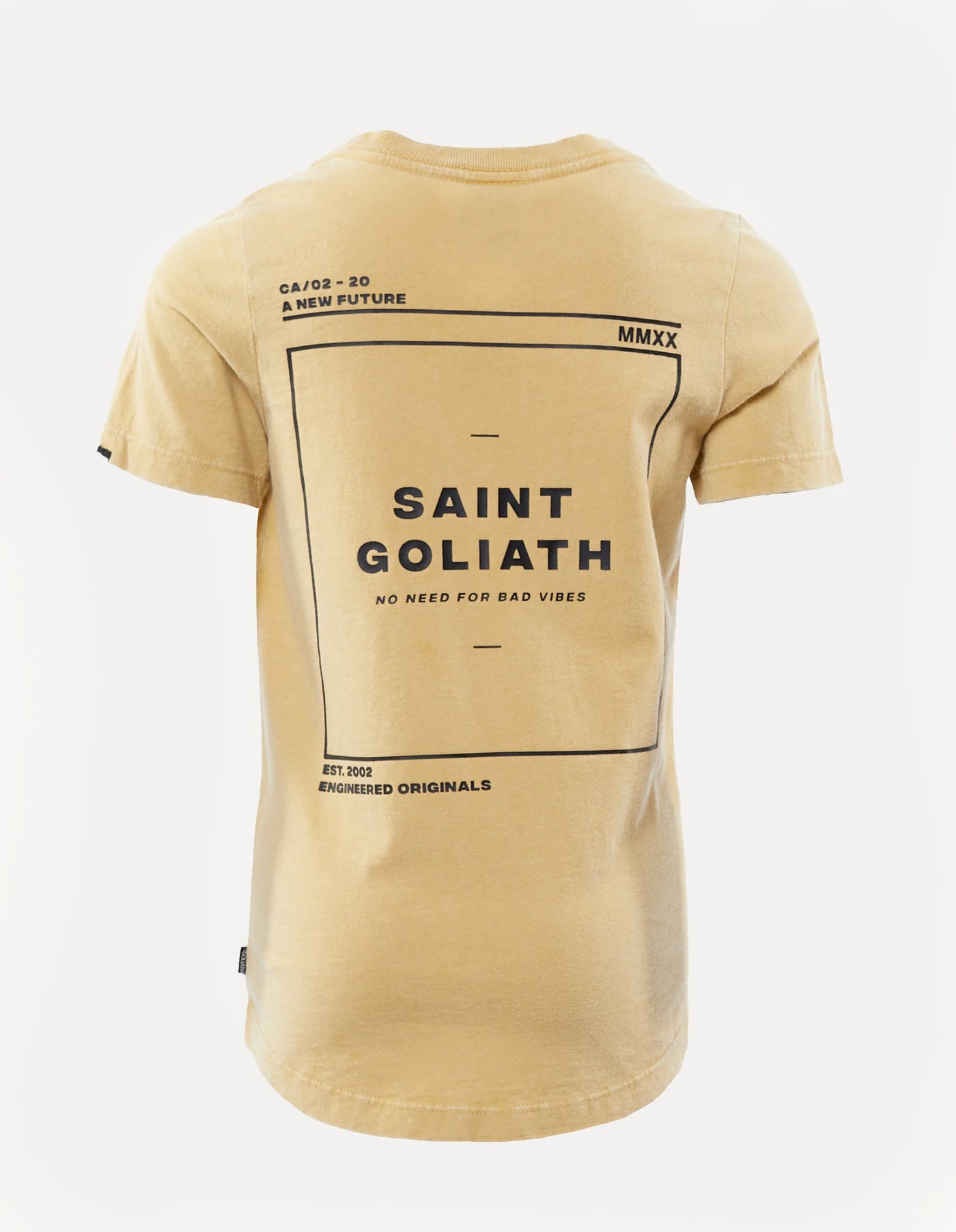 St Goliath Switch Back Tee - Yellow