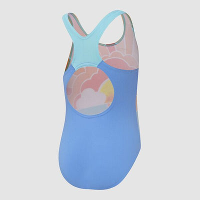 Speedo Toddler Girls Racer Back One Piece - Here Comes The Sun