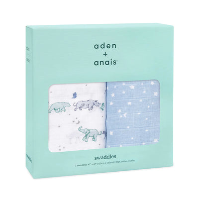 Aden And Anais 2 Pack Classic Swaddle - Rising Star