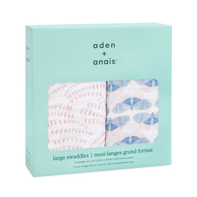 Aden And Anais 2 Pack Classic Swaddle - Deco