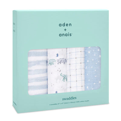Aden and Anais Classic Swaddles 4 Pack - Rising Star