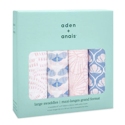 Aden And Anais Classic Swaddle 4 Pack - Deco