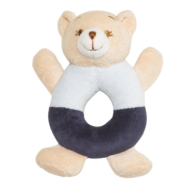 Emotion & Kids Ben Bear 2 Tone Blue Rattle