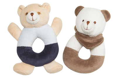 Emotion & Kids Bobby Bear Brown Rattle