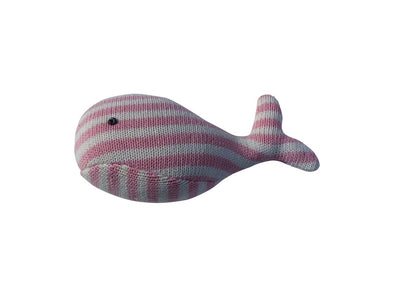 Emotion & Kids Crochet Whale Squeaker - Pink