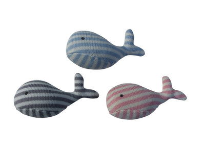 Emotion & Kids Crochet Whale Squeaker - Blue