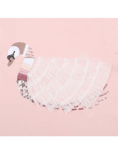 Fox & Finch Swan Lake Swan Bodysuit - Pale Pink