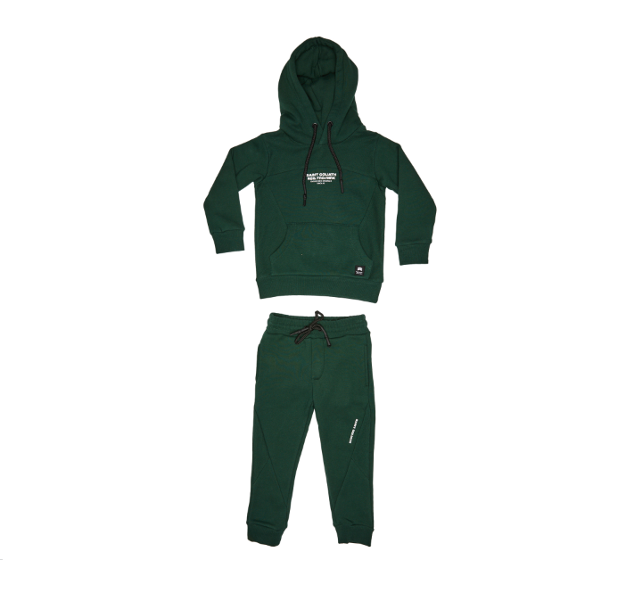 St Goliath Line Up Hoody & Trackpant Set - Multi Green