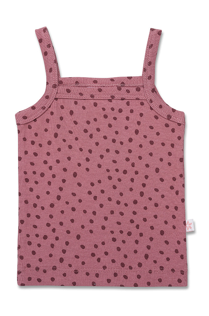 Marquise Baby Girls Shoulder Strap Singlet - Pink Dots