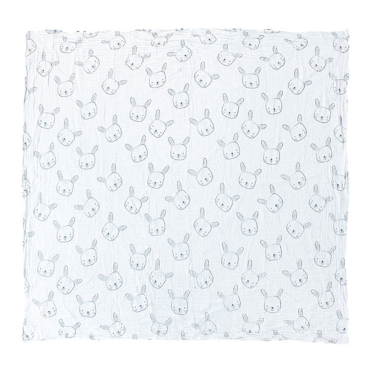 Mister Fly Muslin Wrap - Bunny Yardage