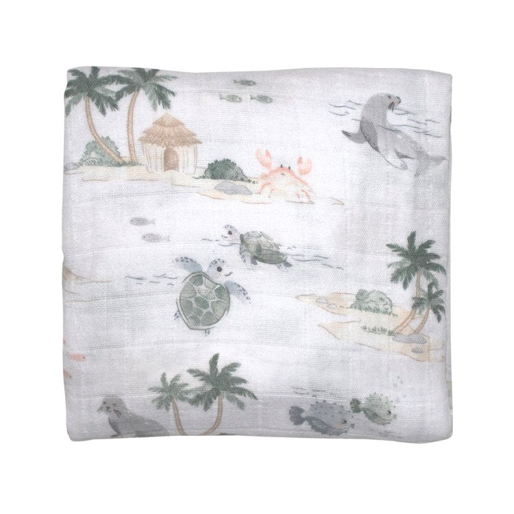 Mister Fly Muslin Wrap - Island