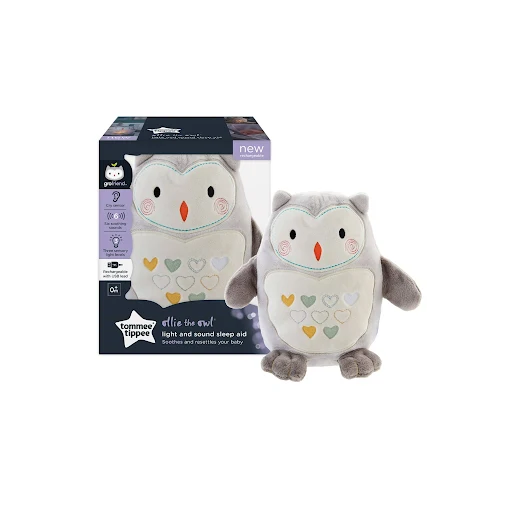 Tommee Tippee Grofriend Ollie The Owl Rechargeable Light And Sound Sleep Aid
