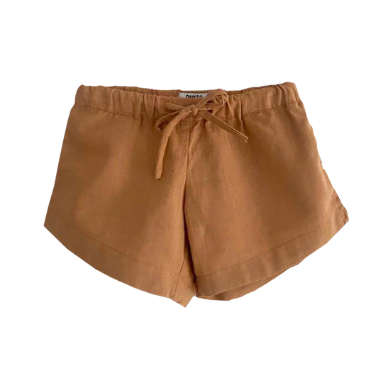 Duke & Duchesses Roman Curved Shorts - Rust