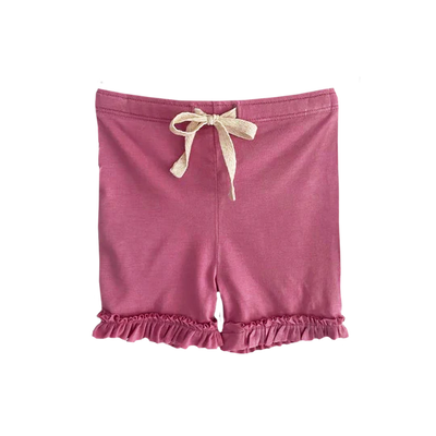 Duke & Duchesses Rosie Ruffle Bike Shorts - Deep Pink