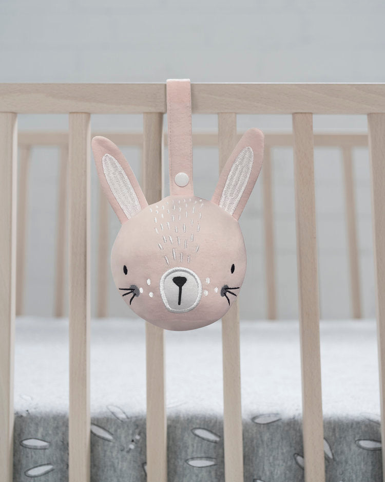 Mister Fly Pram Rattle Ball - Pink Bunny