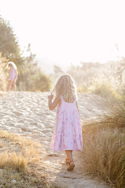 Dukes & Duchesses 3/4 Tiered Dress - Seashells
