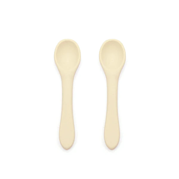 O.B Designs Stage 1 Spoon 2 Pack - Coconut