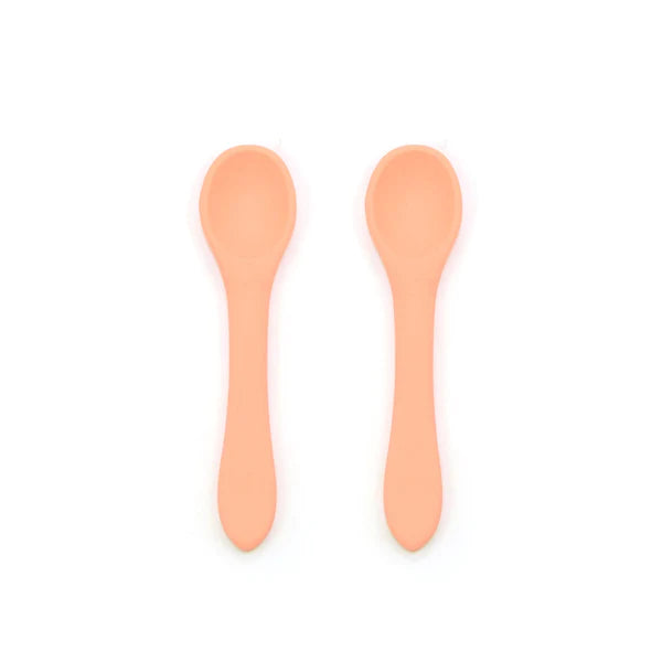 O.B Designs Stage 1 Spoon 2 Pack - Peach