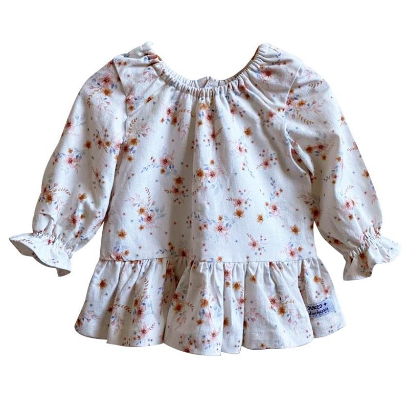 Dukes & Duchesses Tilly Bell Sleeve Top - Floral Print