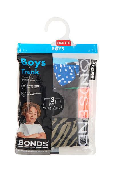 Bonds Boys Trunk 3 Pack - Make Your Markleaf