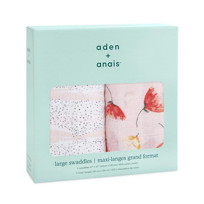 Aden and Anais 2 Pack Classic Muslin Swaddles - Picked For You - Outlet Shop For Kids