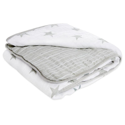 Aden and Anais Aden Large Classic Muslin Dream Blanket - Dusty Stars-Outlet Shop For Kids