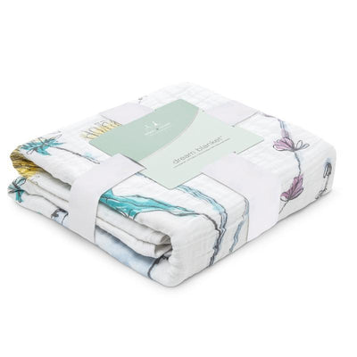 Aden and Anais Classic Muslin Dream Blanket - Forest Fantasy Rabbits - Outlet Shop For Kids
