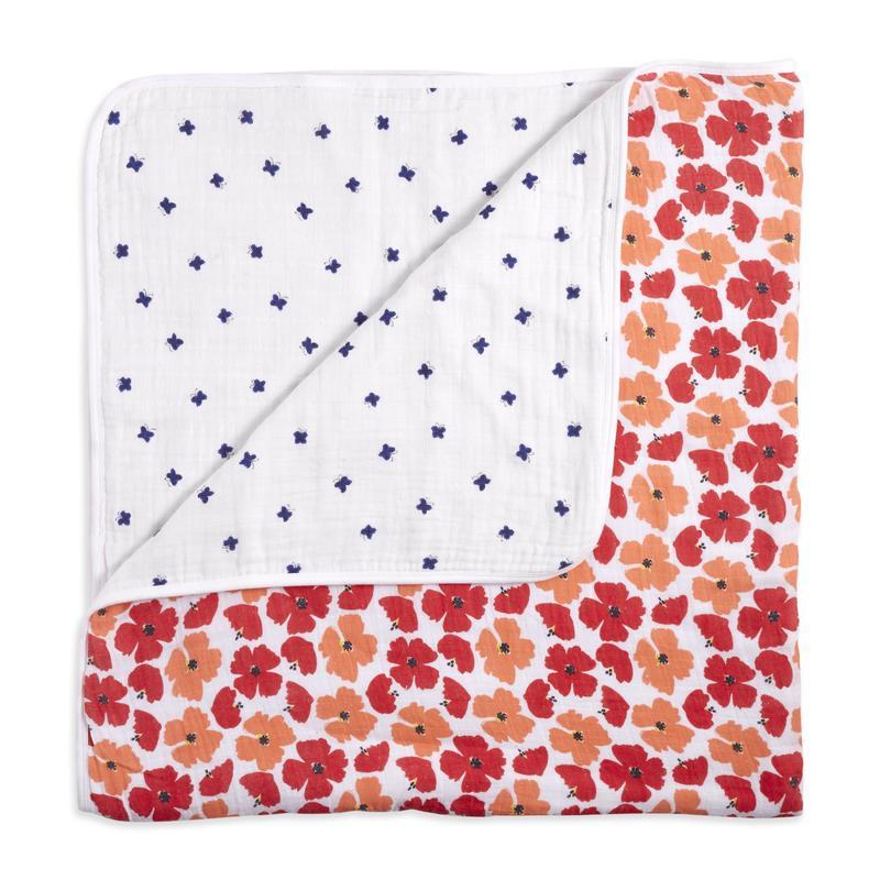 Aden and Anais White Label Classic Muslin Dream Blanket - Flora-Outlet Shop For Kids