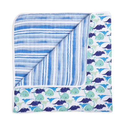 Aden and Anais White Label Classic Muslin Dream Blanket - Jurassic-Outlet Shop For Kids