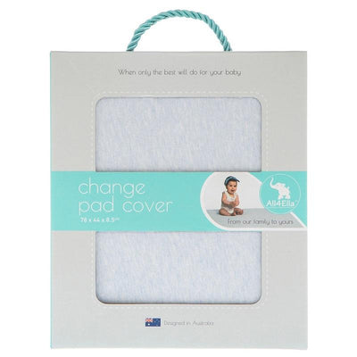 All 4 Ella Fitted Change Pad Cover – Marle Blue-Outlet Shop For Kids