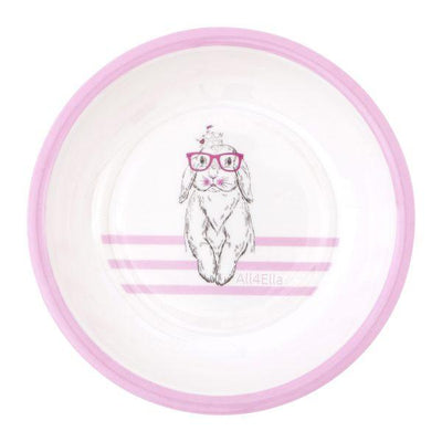 All 4 Ella Melamine Bowl - Bunny Pink-Outlet Shop For Kids
