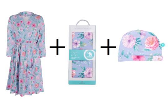 All 4 Ella Mummy Robe - Floral - Outlet Shop For Kids