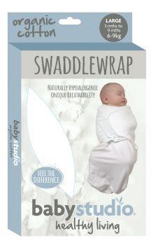 Baby Studio 1.0 TOG Organic Swaddlewrap - Navy-Outlet Shop For Kids