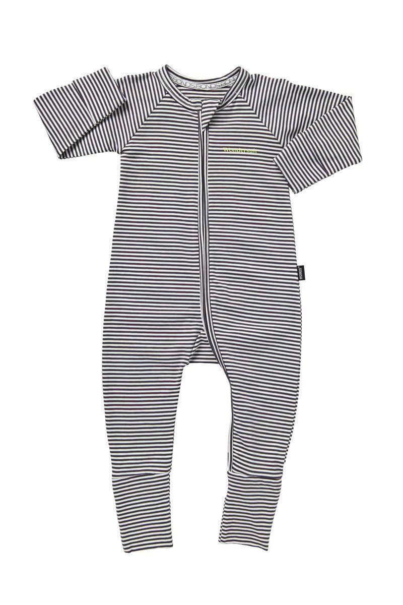 Bonds 2 Way Zip Wondersuit - Absolute Steel & White Stripe-Outlet Shop For Kids