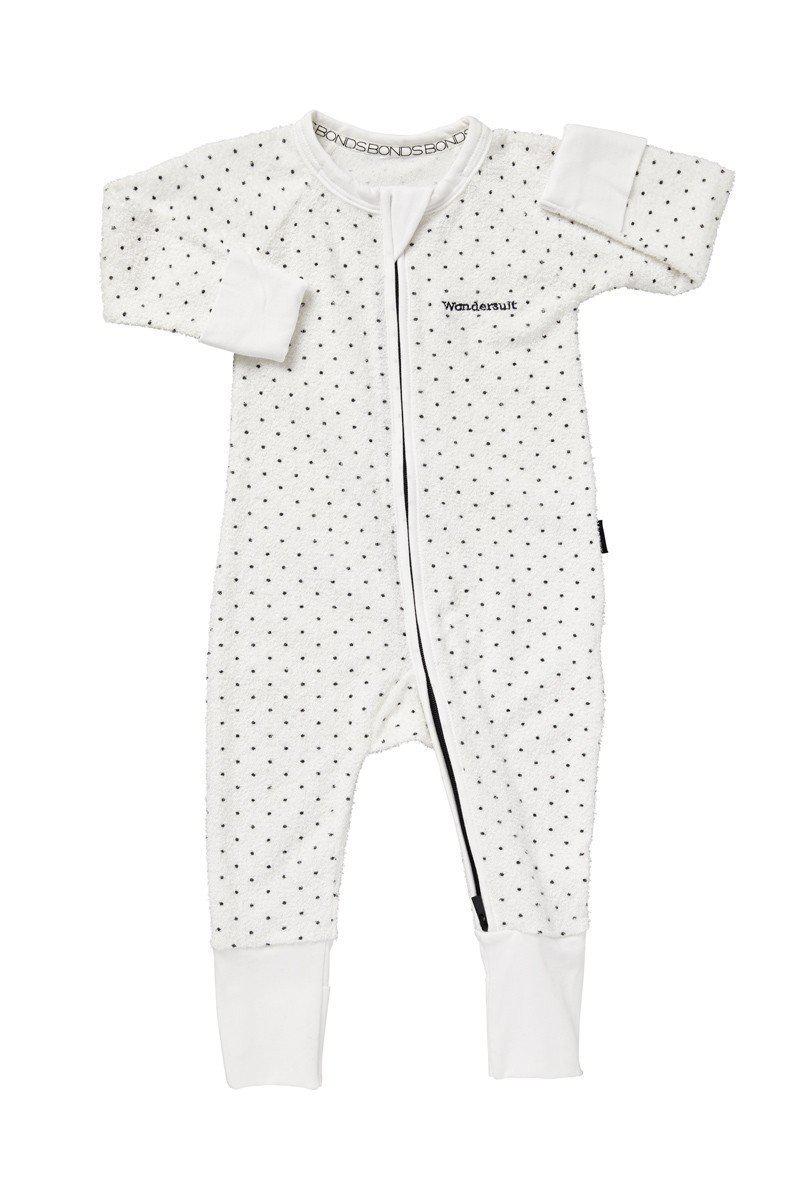Bonds 2 Way Zip Wondersuit - White & Admiral Jess Spot-Outlet Shop For Kids