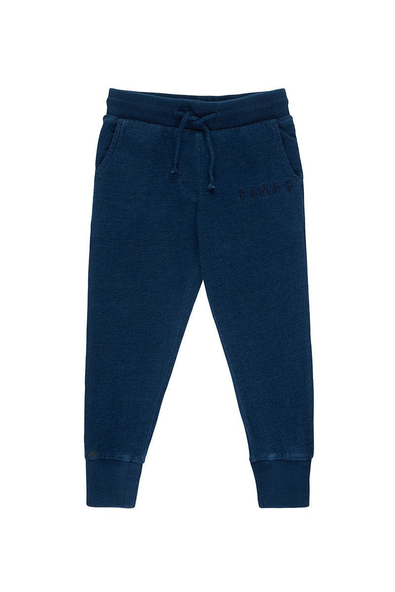 Bonds Kids Denim Trackie - Mid Blue Chambray - Outlet Shop For Kids