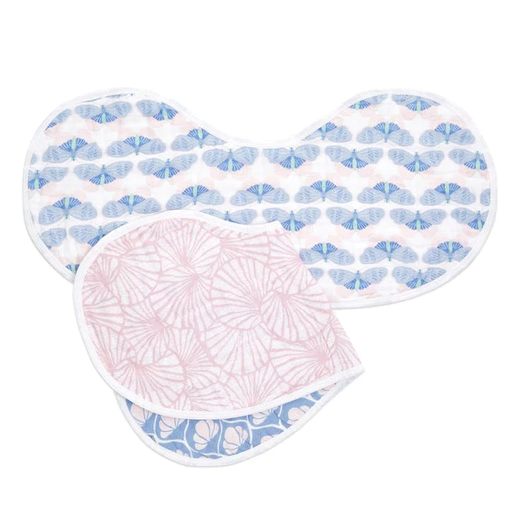 Aden and Anais Classic 2 Pack Burpy Bibs - Deco