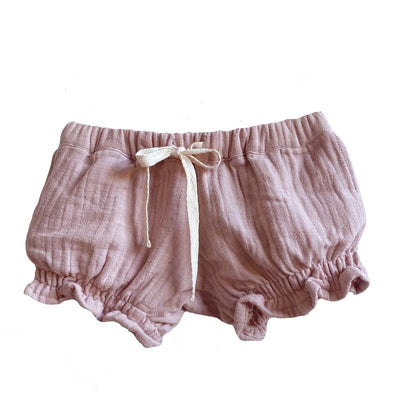 Dukes & Duchesses Shirred Shorts - Musk Pink - Outlet Shop For Kids