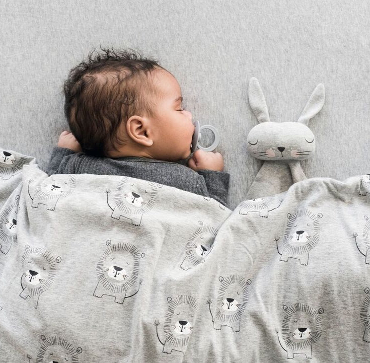 Mister Fly Knot Comforter - Grey Bun Bun