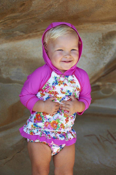 Escargot Baby Tallulah Hooded Suntop-Outlet Shop For Kids