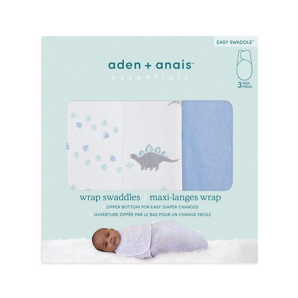 Aden and Anais 3 Pack Swaddle Wrap Dino Rama Outlet Shop For Kids