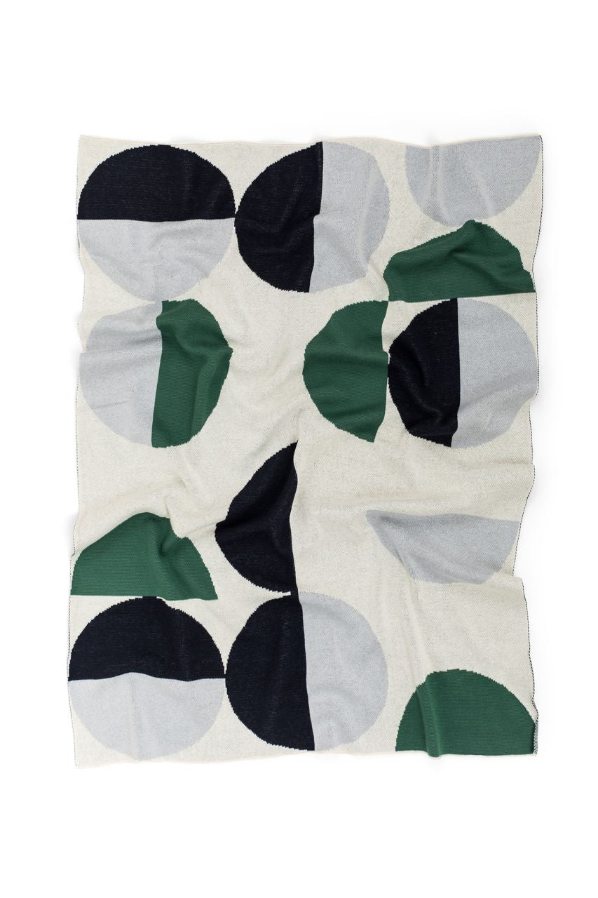 Kenzi Living Semi-Circle Baby Blanket – Green