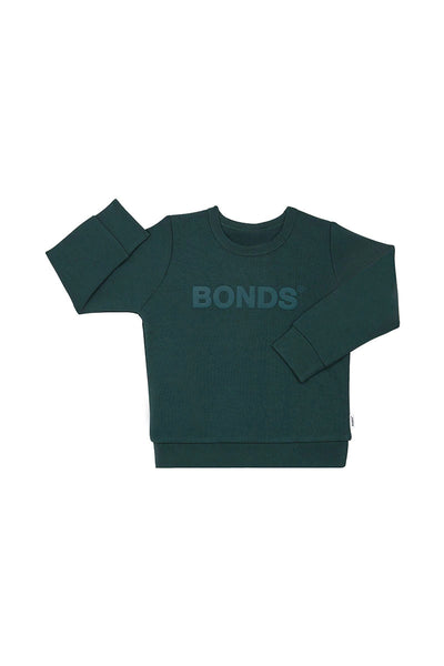 Bonds Tech Sweats Pullover - Jurassic Green