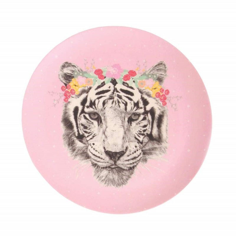 Love Mae 2 Pack Large Plates - Floral Tiger