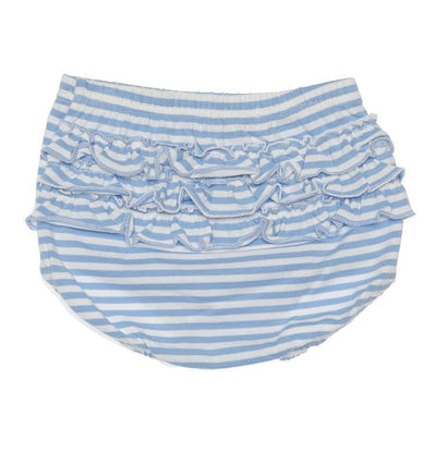 Minifin Ruffle Bloomers - Blue Stripe-Outlet Shop For Kids
