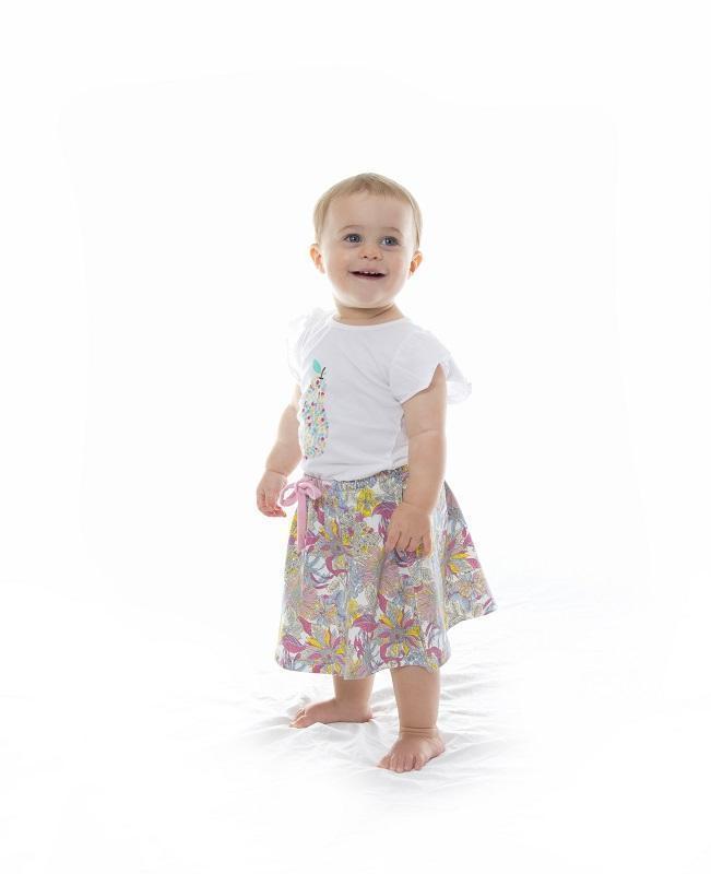 Floral skirt toddler hotsell